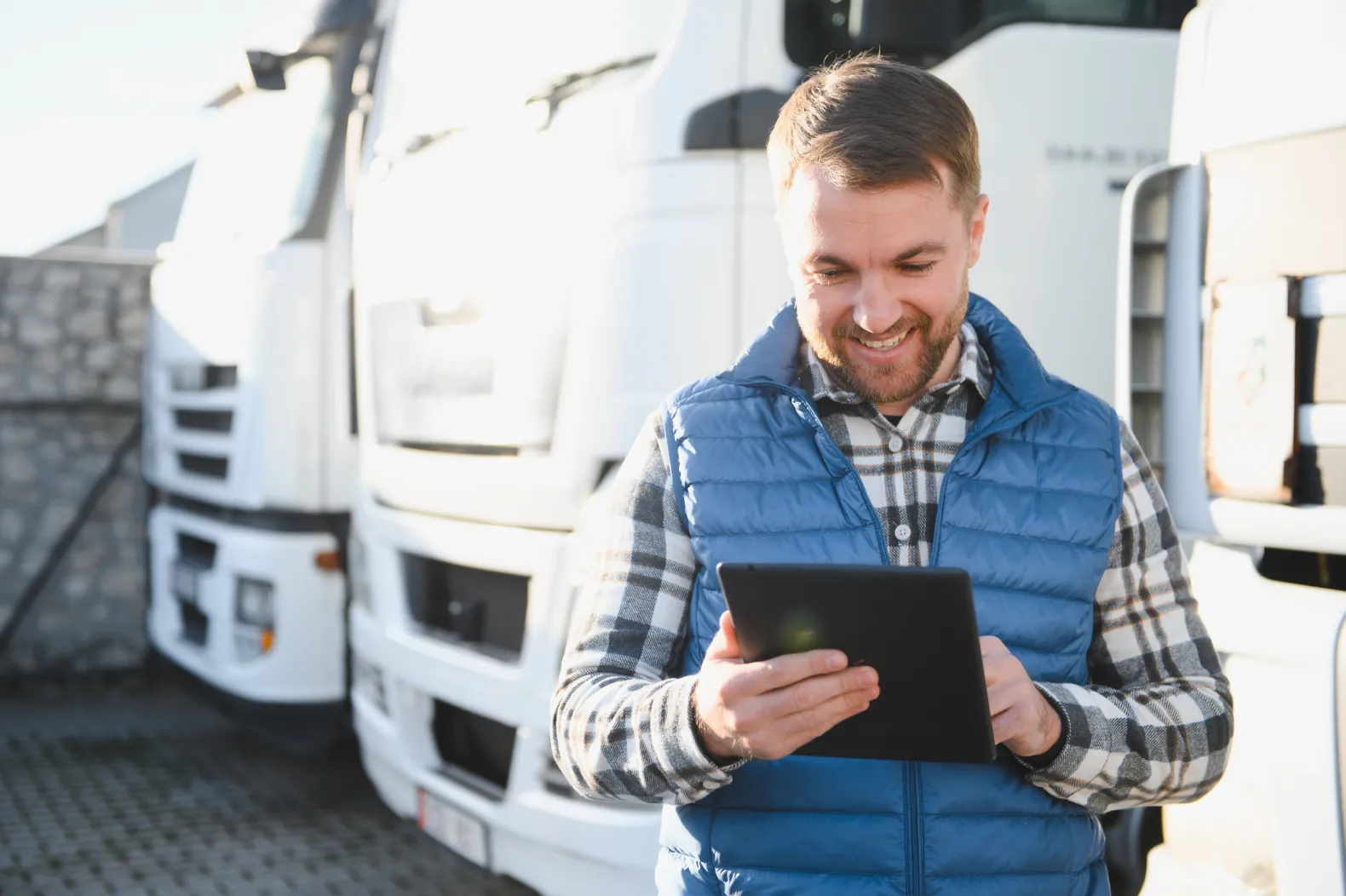 Fleet manager making use of logistics ERP software