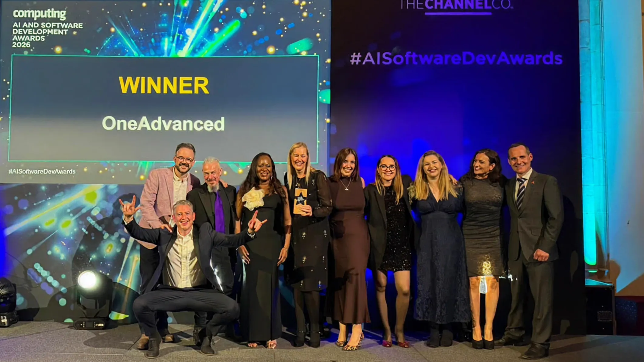 OneAdvanced named Most Innovative Software Company – Enterprise at Computing AI & Software Development Awards 2026 Photo