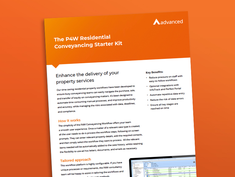 Document cover over orange background