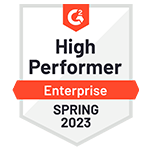 High Performer Enterprise G2 Badge