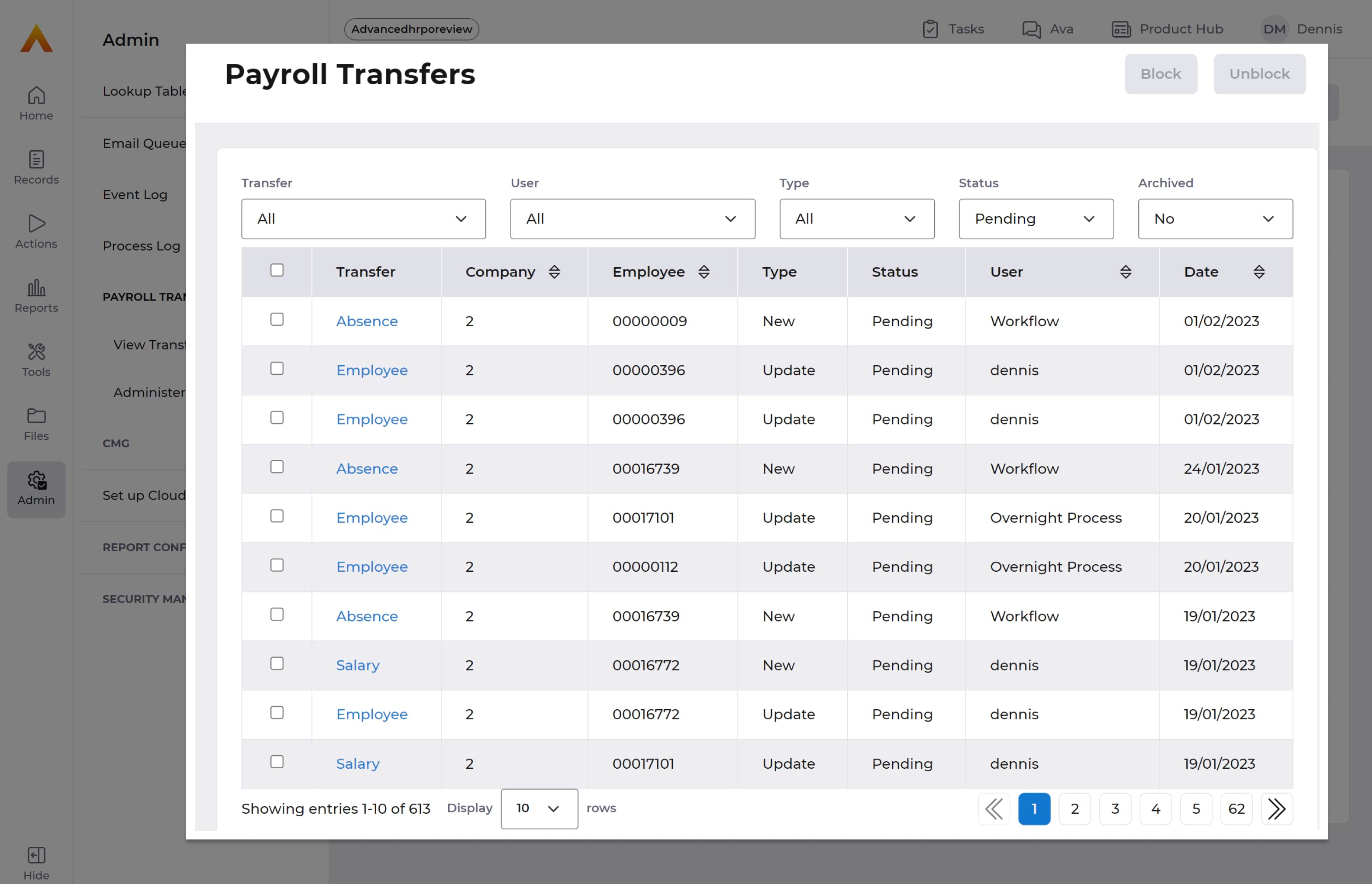 improved data accuracy feature on advancedhr