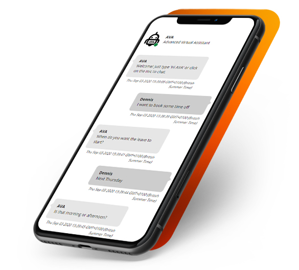 Mobile chat view