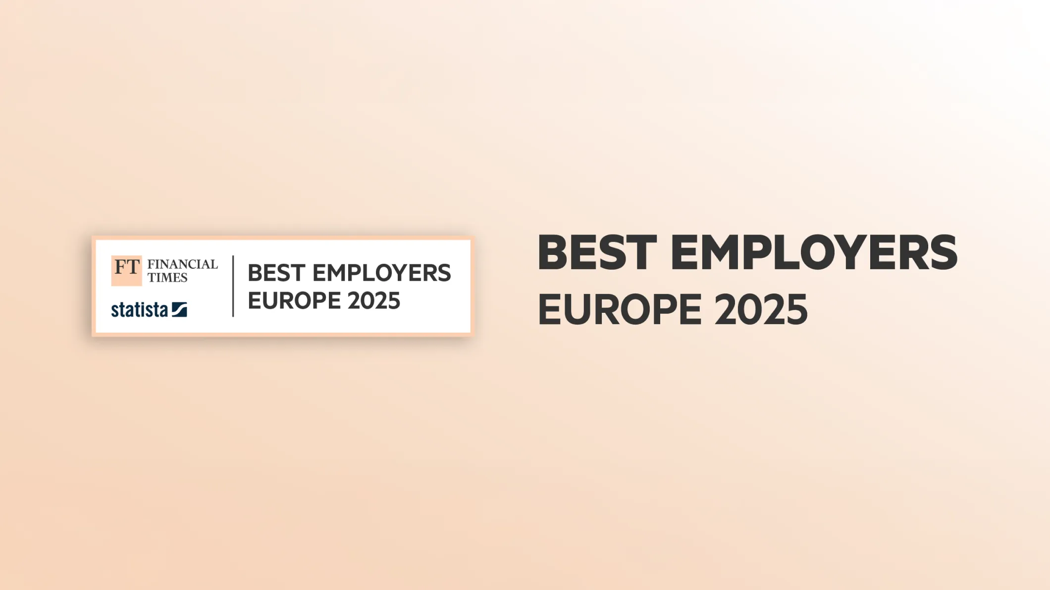 OneAdvanced recognised as best place to work in Europe 2025 by The Financial Times
